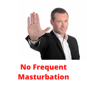 stop masturbating frequently to look younger
